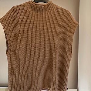Leith Tan Knit Sweater